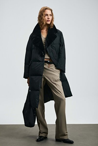 Lufian 122120048 Hermens Goose down Women's Coat Black