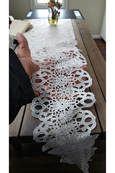 DUAYEN güpür dantel ara kardelen desen 1 metre