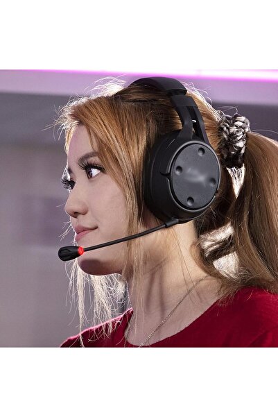 007 Replacement Mic for HyperX Cloud Flight/Flight S Wireless Headset — Detachable Boom, LED Mute, 3.5