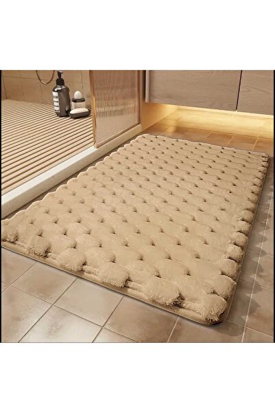 Keremhome Lüks Peluş Banyo Halısı