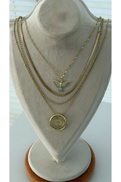 ADALYA 316 ÇELİK ÇOKLU KOLYE