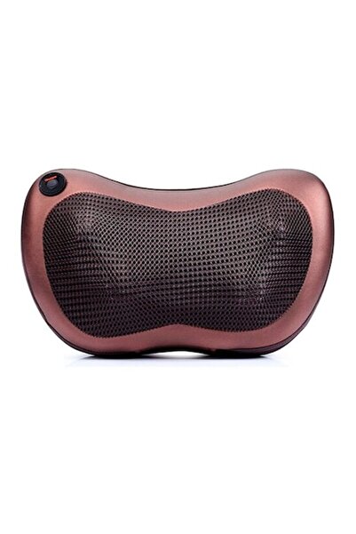 PPR Pernă de masaj cu infraroșu, pentru casă sau mașină, maro