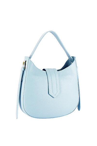 SOFILINE Geantă din piele naturală cu mâner reglabil B-1801 122, Albastru deschis