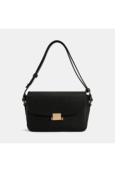 Desa Жіноча чорна сумка через плече