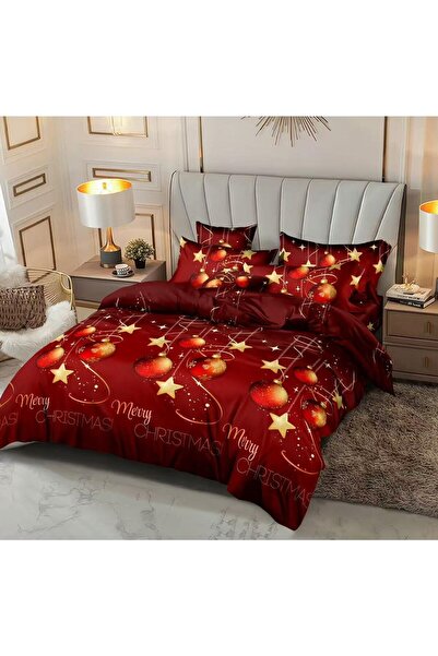 Happy Home Double bed linen, FINET, Santa Claus, without elastic, 6 pieces