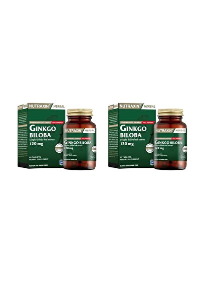 Nutraxin Ginkgo Biloba 60 Kapsül 2 Adet