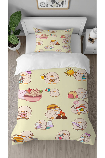 GREENDECOR Cute Chick Sweet Patterned Printed Special Design Single Children'...