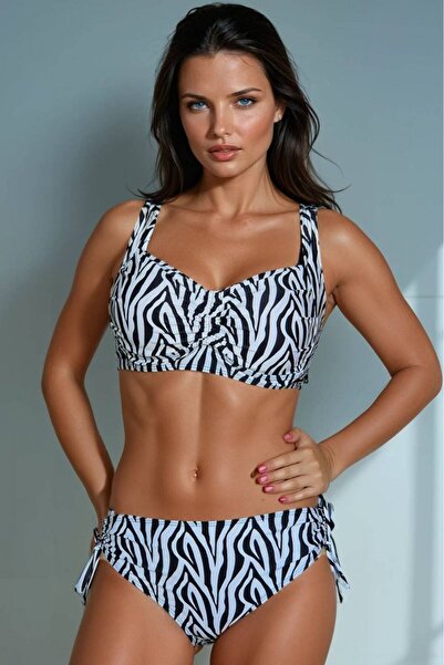 embody Costum de baie pentru femei, 2 piese, sutien bustier și slip clasic, i...