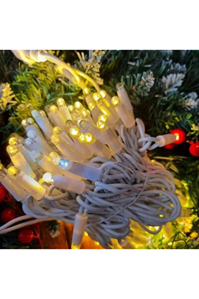 Dekorsende İp Led Dış Mekan Aydınlatma Beyaz Kablo Günışığı 10 Metre