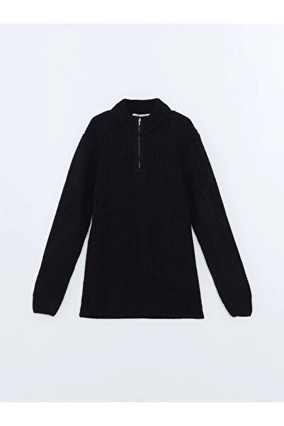 LC Waikiki LCW Vision Lacivert Dik Yaka Erkek Çocuk Triko Kazak