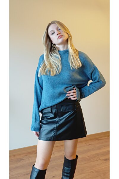 Aten سترة طاقم الرقبة