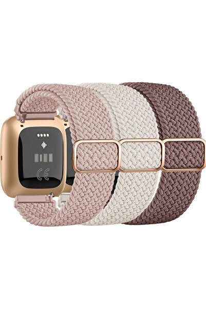 Topfit أحزمة بديلة من النايلون المرن لـ Fitbit Versa 2/Versa/Versa Lite/SE - ...