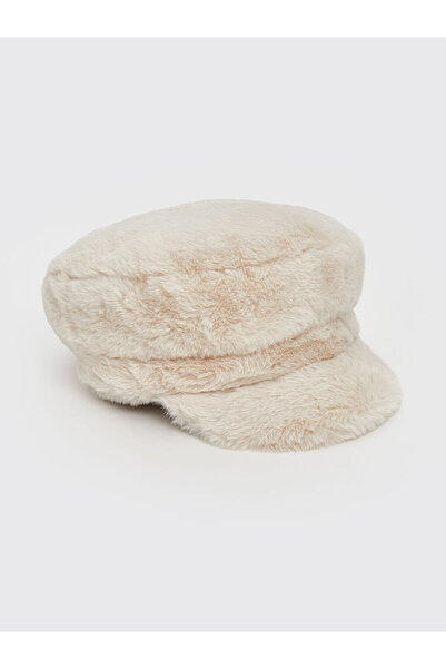 LC Waikiki Sparkling Choices from Shining Store |   Furry Women's Cap Hat