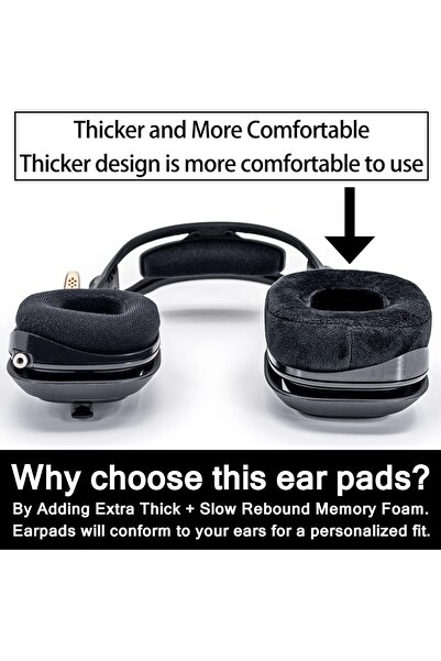 Other وسائد أذن بديلة لسماعات Astro A40TR - وسائد أذن مخملية (غير متوافقة مع ...