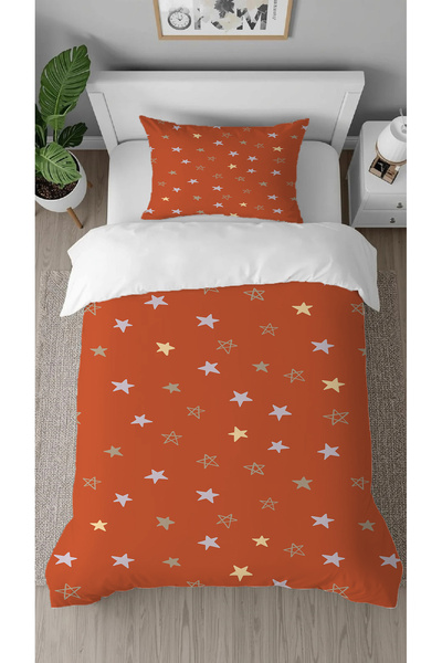 GREENDECOR Stars Night Pattern Printed Special Design Single Modern Stylish Duvet Cover Set Without Sheets