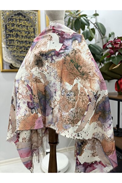 GÜMRÜKÇÜ İthal %100 Pamuk Omuz Şalı Atkı Premium Kalite