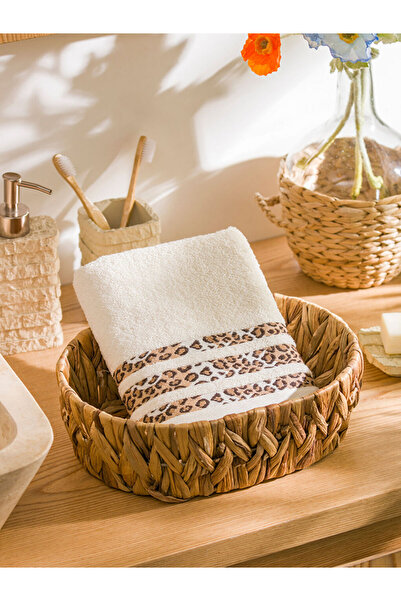 LC Waikiki Create Your Style from Uzg Store |   Cotton Embroidered Face Towel 50X80 cm