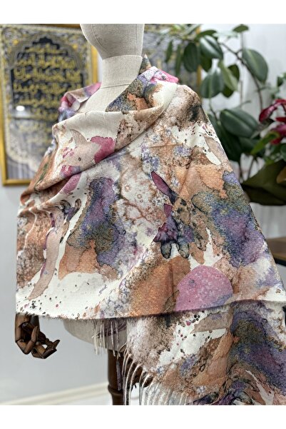 GÜMRÜKÇÜ İthal %100 Pamuk Omuz Şalı Atkı Premium Kalite