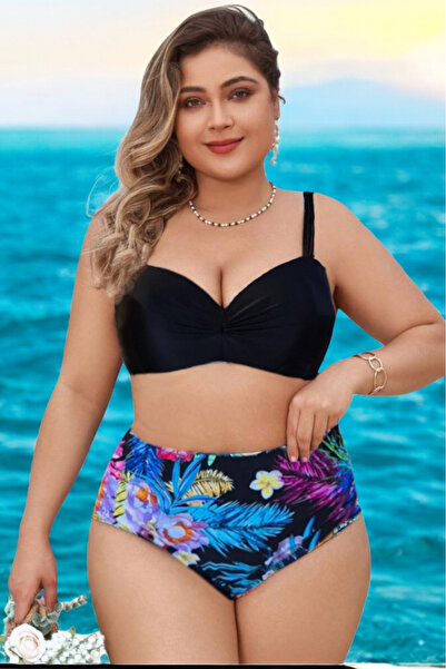 embody Costum de baie din două piese, slip clasic, mărime mare, cupe volumino...