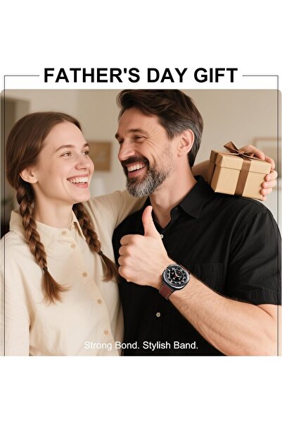 Other WestEagle Magnetic Genuine Leather Replacement Band for Samsung Galaxy Watch Ultra 47mm (2024)