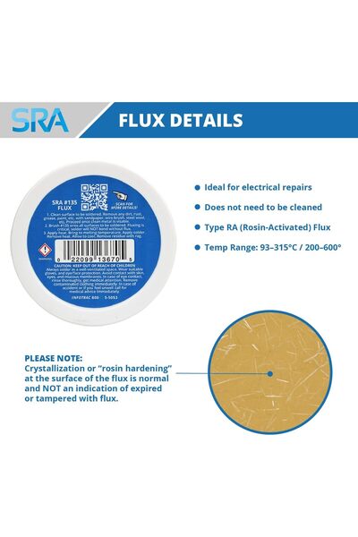 Other SRA Rosin Paste Flux #135, 2 oz Jar