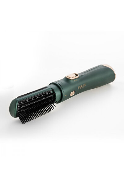 rebune 1200W Hair Styler and Dryer - Dark Green x Gold
