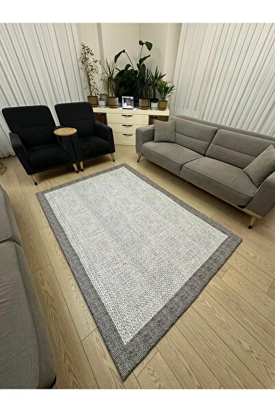 STILHOME Lastikli Mikro Polar Halı Örtüsü - Yıkanabilir - Kalın Kumaş - 4m²=160x230 cm, 6m²=200x300 cm