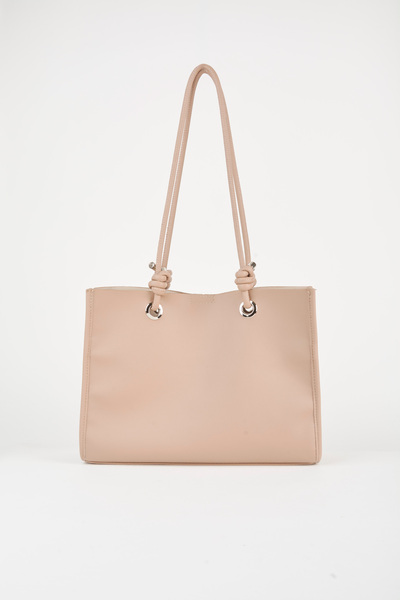 Vivaq Women's Mink Bouquet 3-Compartment Medium Size Lined Snap Closure Hand and Shoulder Bag