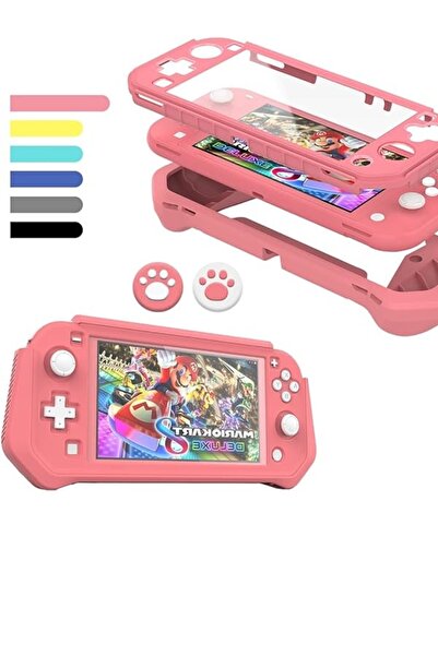 007 حافظة حماية لجهاز نينتندو سويتش لايت - مقبض TPU قابل للفصل + واقي شاشة مد...