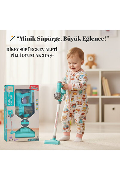 Art Tone DİKEY SÜPÜRGE EV ALETİ PİLLİ 3+