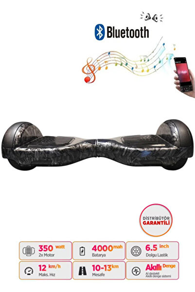 CityMate Hoverboard Elektrikli Kaykay Scooter Bluetooth Hoparlörlü 6.5 inch D27