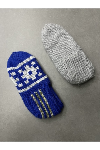 MESKSTORE El Örgü Sıcak&Yumuşak Tutan Kışlık Patik 37-38