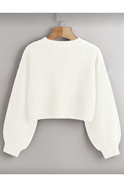 AYZEY Oversize Crop Knitwear Sweater