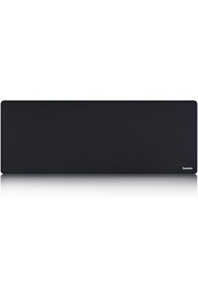 Generic Senetem Large XXXL Gaming Mouse Pad - Ultra-Thin 90×40 cm, Non-Slip Rubber, Black