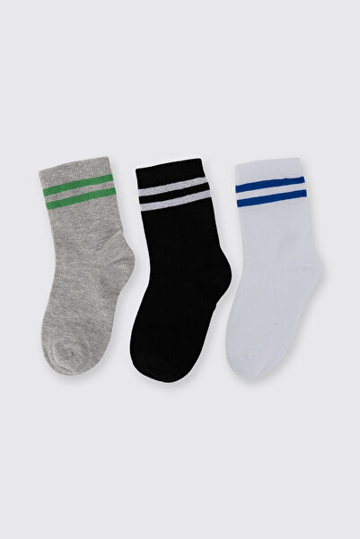 Panço Erkek Çocuk 3'lü Soket Çorap