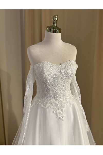 MODA Helen Gelinlik-Dantelli-Zarif Helen Gelinlik