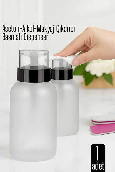 Transformacion Aseton İçin Basmalı Dispenser - Aseton, Alkol ve Makyaj Temizl...
