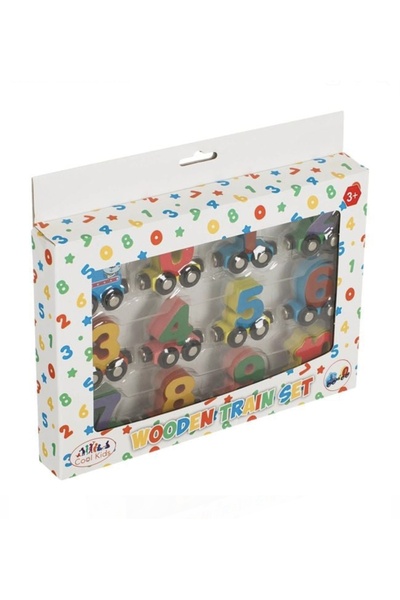 OEM Wooden Train with Magnetic Number Cars, 3+ years