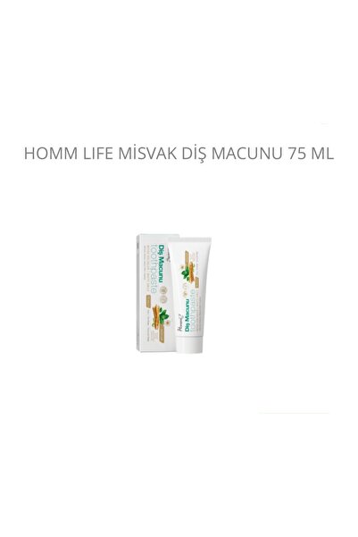 HOMM BİTKİSEL ÜRÜNLER HOMM LIFE MİSVAK DİŞ MACUNU 75 ML
