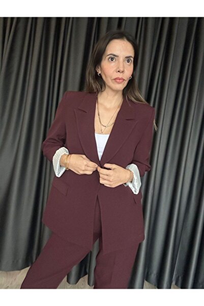 Almeis Kolu Katlamalı Blaxer Ceket