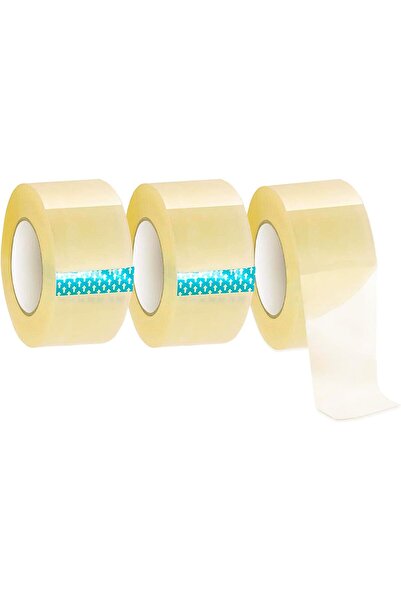 Pescador شريط تغليف كريستالي شفاف شديد التحمل 48 مم × 100 ياردة (3 لفات)