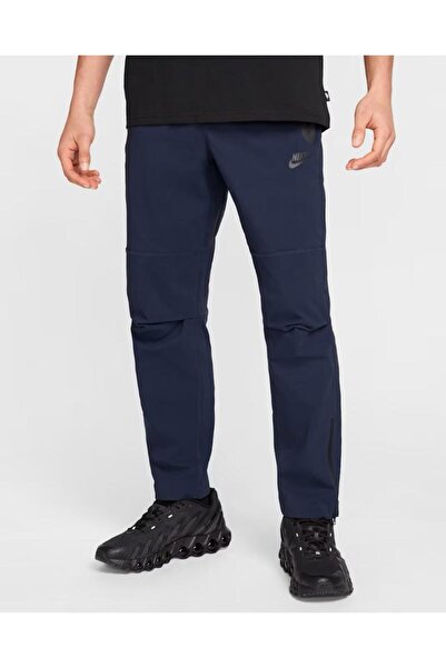 Nike Sportswear Fleece Woven Open-Hem Lacivert Erkek Eşofman Altı