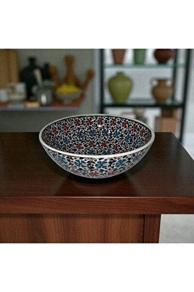 NidaSanatEvi وعاء سيراميك مصنوع يدويًا - 20 سم