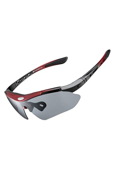 ROCKBROS Ochelari de ciclism, ROCKBROS, Polarizati, Cu 4 lentile, Unisex, UV4...
