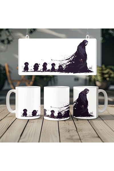 Beramussa كوب عائلة الأشباح المخيفة - كوب بتصميم ممتع بطابع الهالوين