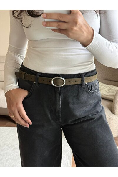 RoseandRoses حزام نسائي من داكس سويت بإبزيم فضي اللون