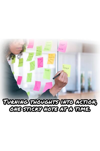 Pescador Sticky Notes 76mm x 76mm (Fluorescent, 3x3)