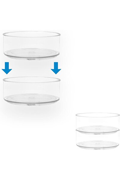 Pescador Lazy Susan Turntable Kitchen Organizer, Acrylic Organizer, Condiment...