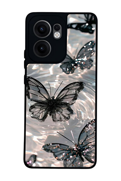 OPPO Reno 13F Mat Uyumlu Siyah Kılıf – Yumuşak Silikon, Koruyucu, Şok Emici K...