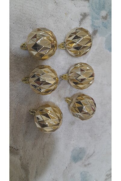 Lider MAGNESİA Bile de decor de Revelion 5 CM cu model roșu strălucitor